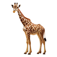giraffe isolated on white background