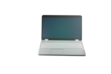 laptop on PNG background. computer notebook technology screen isolated