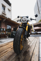 motorcycles on the street