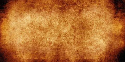 Brown fur background and brown wall grungy backdrop. Grunge background with antique old dirty wall .