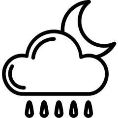 Cloud with rain