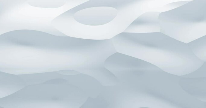 white gradation 3d textured folded background animation