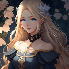 Cute Princess generative ai