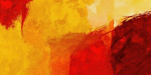 abstract wall paint background in yellow and red