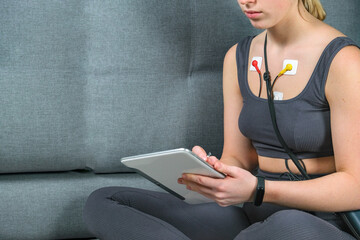 heart health diagnostics, monitoring cardiology post-ovid. Online scan and consultation with a...