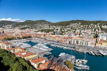 Wall murals Nice Nice harbour, French Riviera, Alpes-Maritimes, France