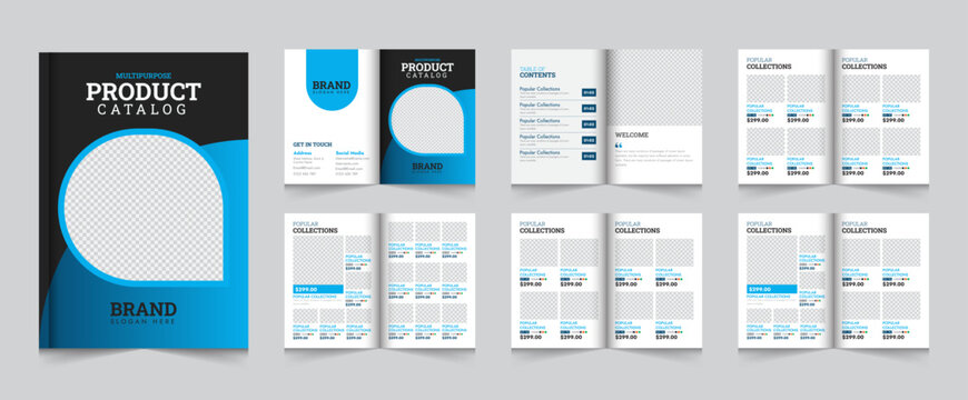 Multipurpose Creative Product Catalog Layout Template, modern minimal product catalog design template