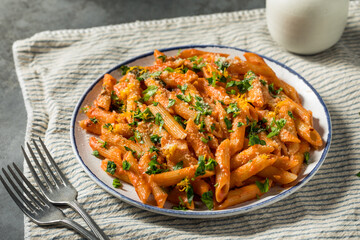 Homemade Vermouth Penne Pasta
