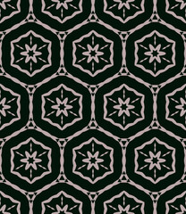 Fototapeta premium Geometric pattern. Seamless vector background. Ethnic graphic design 