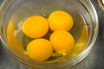 Raw Organic White Eggs