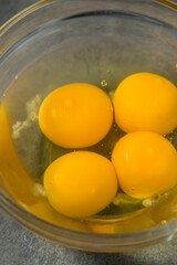 Raw Organic White Eggs