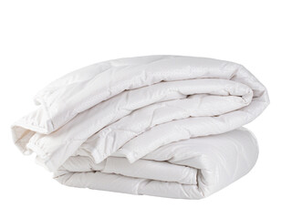 bed linen pillow and blanket made of quilted fabric with sewing and processing features
