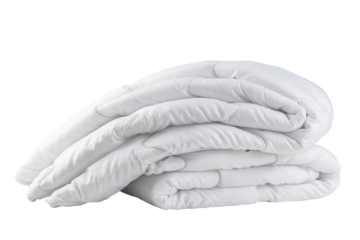 bed linen pillow and blanket made of quilted fabric with sewing and processing features