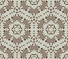 Fototapeta premium Geometric pattern. Seamless vector background. Ethnic graphic design 