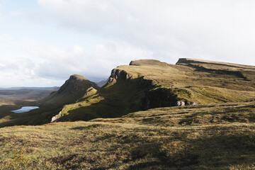 Der Quiraing auf der Isle of Skye in Schottland