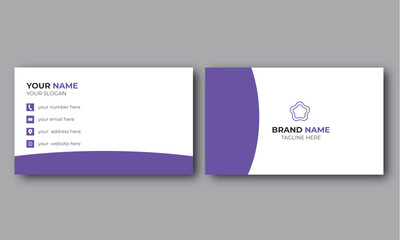 professional simple business card,