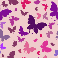 Obraz na płótnie Canvas Butterfly Pattern