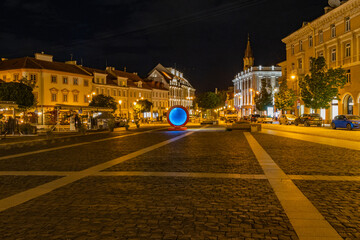 Vilnius. City Hall Square.