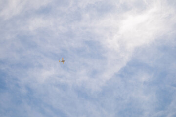 Airplane in the sky