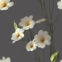 Flowers  created with generative ai technology