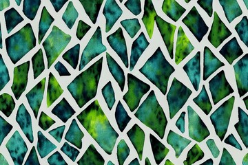 Vertical design of Geometric textile seamless pattern  Generative AI