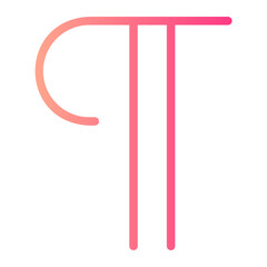paragraph gradient icon