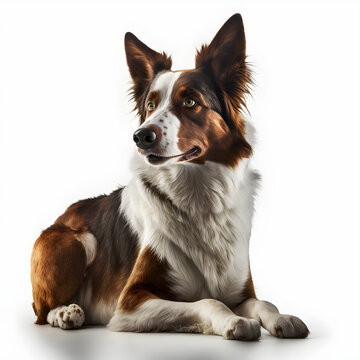 Tornjak dog with white background