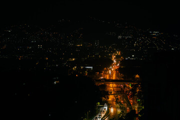 Fototapeta na wymiar Ciudad de noche