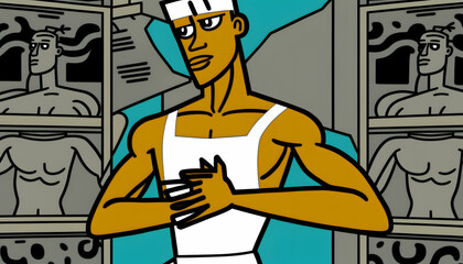 graffiti on the wall