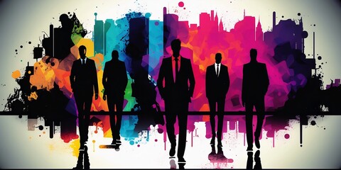 Business people abstract 