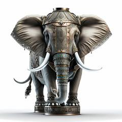 Elephant Trophy - obrazy, fototapety, plakaty