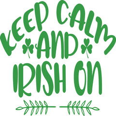 Saint Patrick's Day SVG And T-Shirt Design