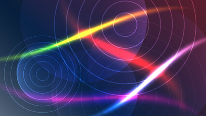 Abstract background light curved lines vector illustration.