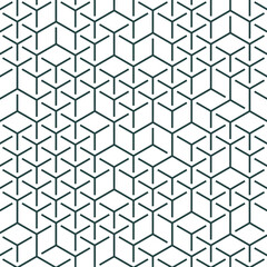  Hexagonal Maze pattern abstract illustration
