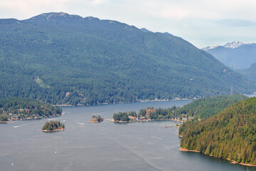 British Columbia view in summer