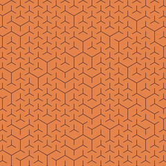  Hexagonal Maze pattern abstract illustration