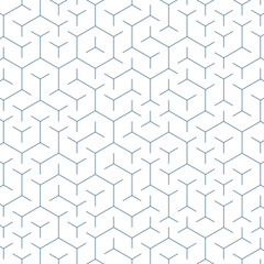  Hexagonal Maze pattern abstract illustration