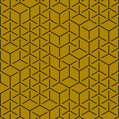  Hexagonal Maze pattern abstract illustration