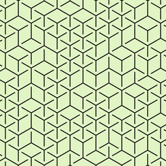  Hexagonal Maze pattern abstract illustration