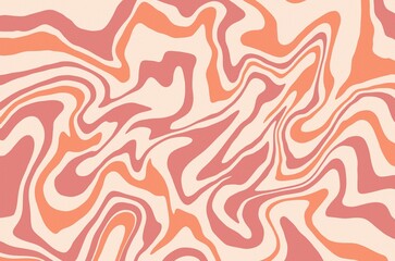 Abstract pattern wave texture illustration, Seamless Pattern, Hippie Aesthetic, 70’s vintage concept.