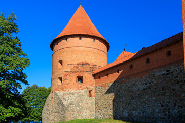 Trakai. Trakai island castle.