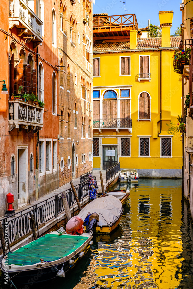 Wall mural historic buildings at the famous old town of venice