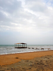 The Aral Sea and desert