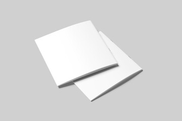 Square brochure mockup