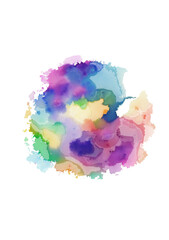 watercolor vector with transparent background