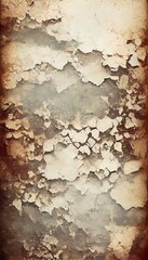 Grungy plaster wall texture with warn scratched rough surface. AI Generated Art.
