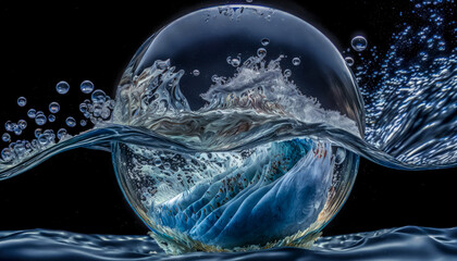 Abstract Globe Water Splash
World Water Day Wednesday 22 Mar 2023