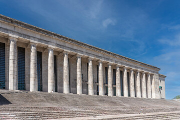 Facade of the Law School Building of the University of Buenos Aires.