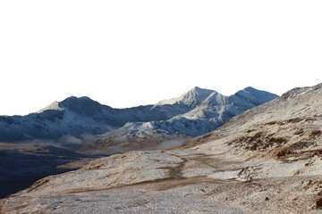 Snowdonia Snowdon wales  isolated