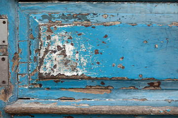 Alte blaue Oberflaeche